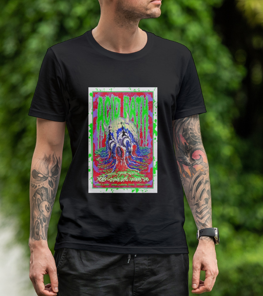 Acid Bath Job Nunemacher Pioneer Courthouse Square Portland Oregon August 16 2026 T-Shirt
