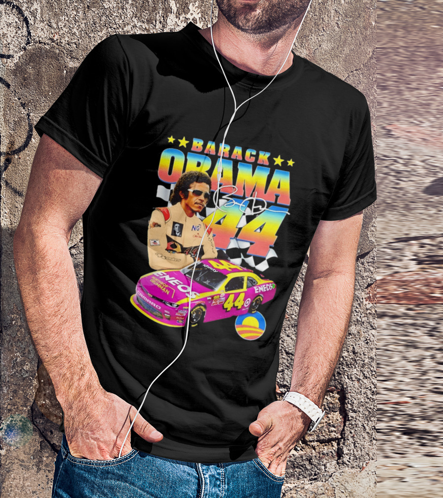 Barack Obama Racing 44 ENEOS NASCAR T-Shirt