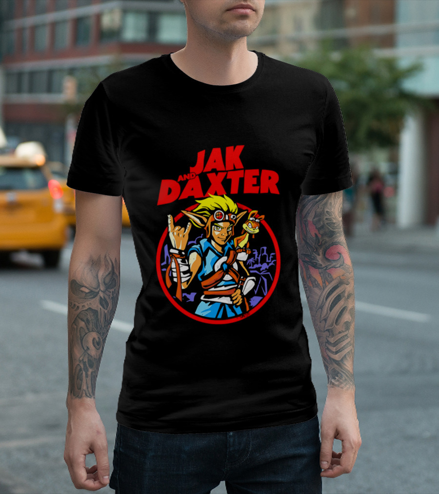 Jak And Daxter Iconic Characters T-Shirt