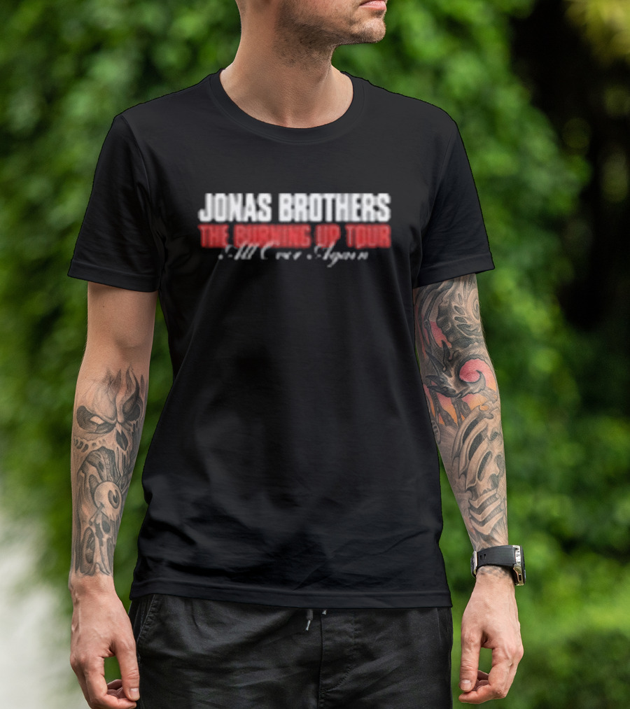 Jonas Brothers The Burning Up Tour 2008 Live MSG T-Shirt