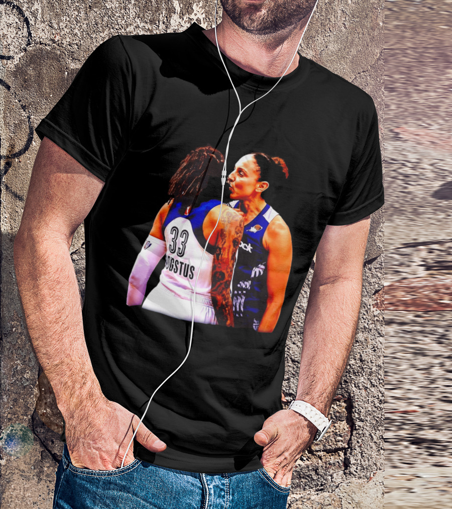 WNBA Diana Taurasi And Seimone Augustus Iconic Encounter Basketball Moment T-Shirt