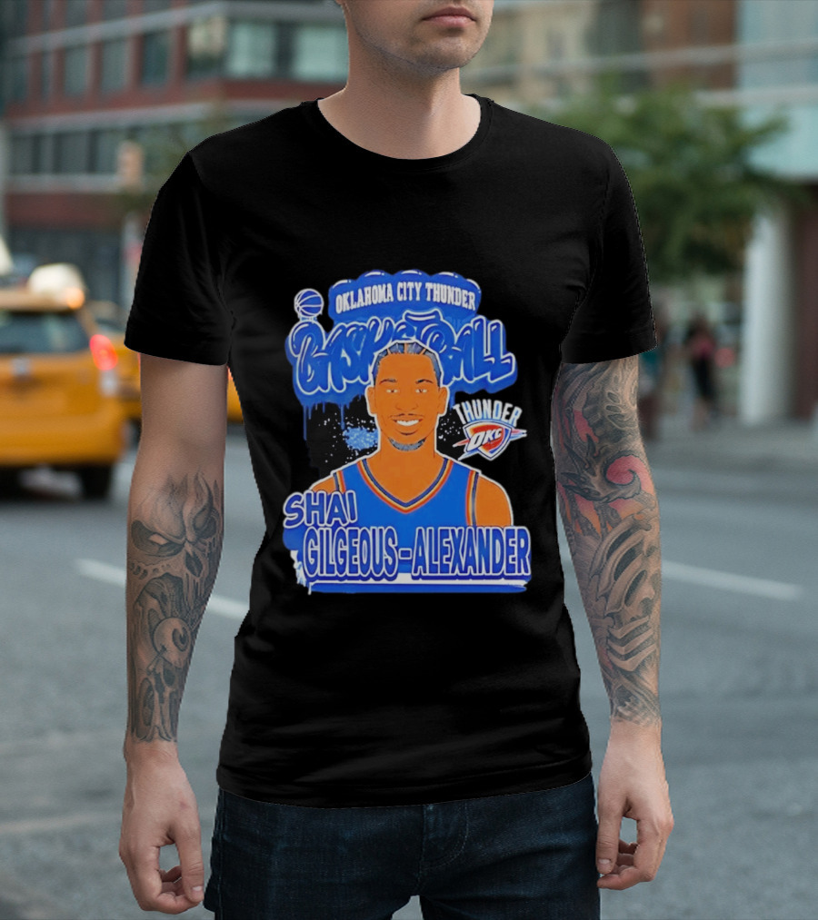 Shai Gilgeous Alexander Oklahoma City Thunder Basketball OKC Thunder T-Shirt