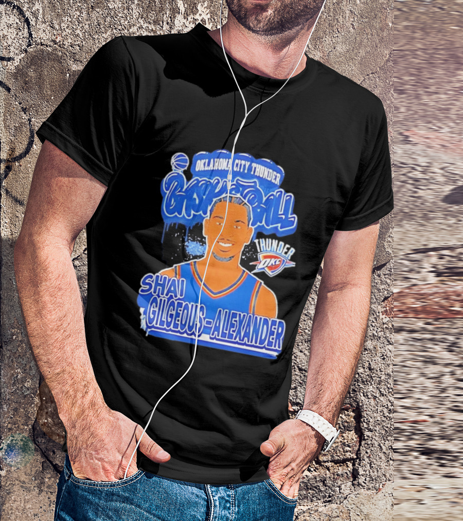 Shai Gilgeous Alexander Oklahoma City Thunder Basketball OKC Thunder T-Shirt