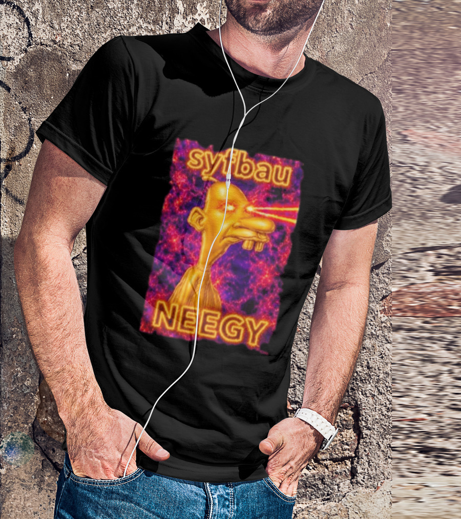 Syfbau Neegy Laser Eyes T-Shirt