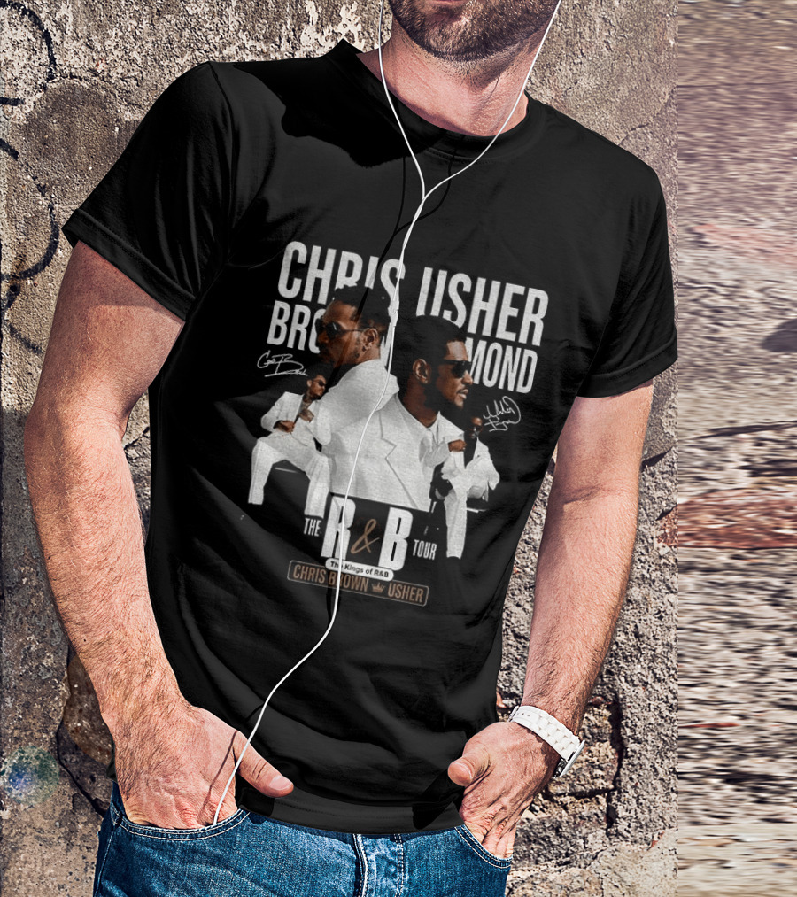 Chris Brown Usher The Kings Of R&B Tour 2026 T-Shirt