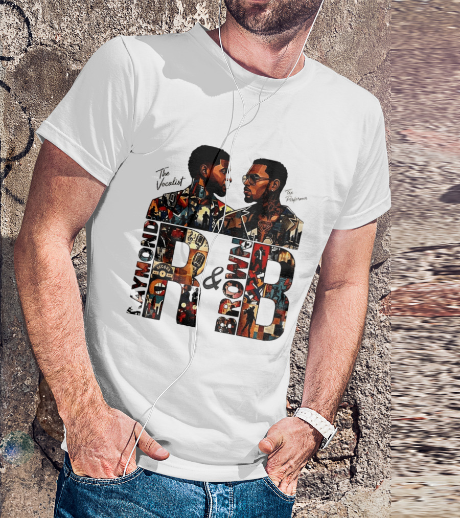 Usher Chris Brown Raymond R And B Tour 2026 Concert Hip Hop The Vocalist The Performer T-Shirt