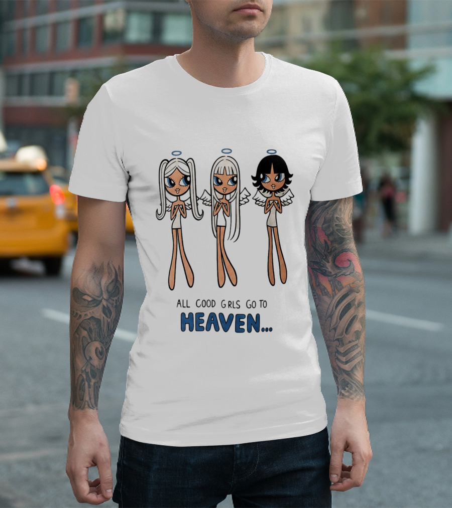 All Good Girls Go To Heaven Angel T-Shirt