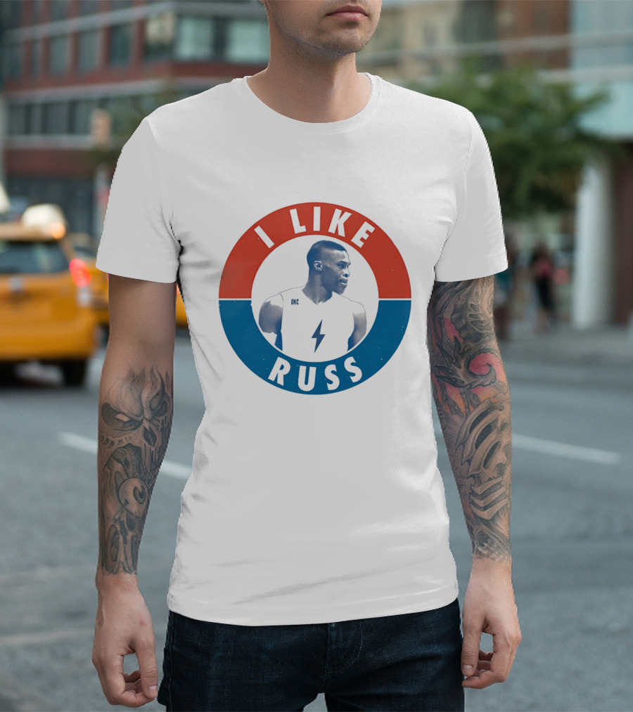 I Like Russ Oklahoma City Thunder Westbrook T-Shirt