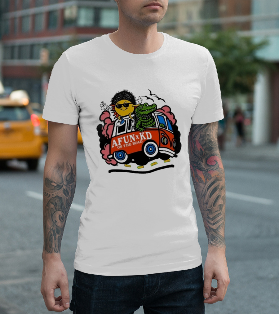 Kitchen Dwellers Andy Frasco AFUN X KD Tour 2026 On The Road Bus Adventure T-Shirt