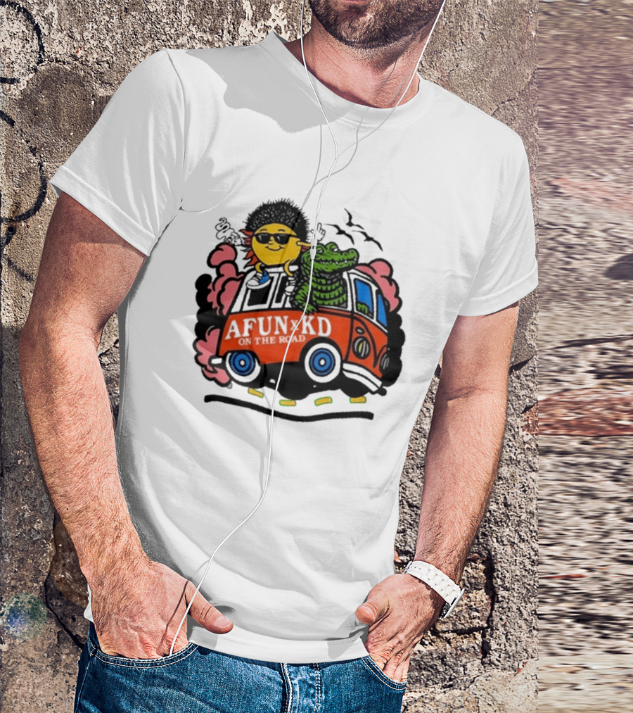Kitchen Dwellers Andy Frasco AFUN X KD Tour 2026 On The Road Bus Adventure T-Shirt