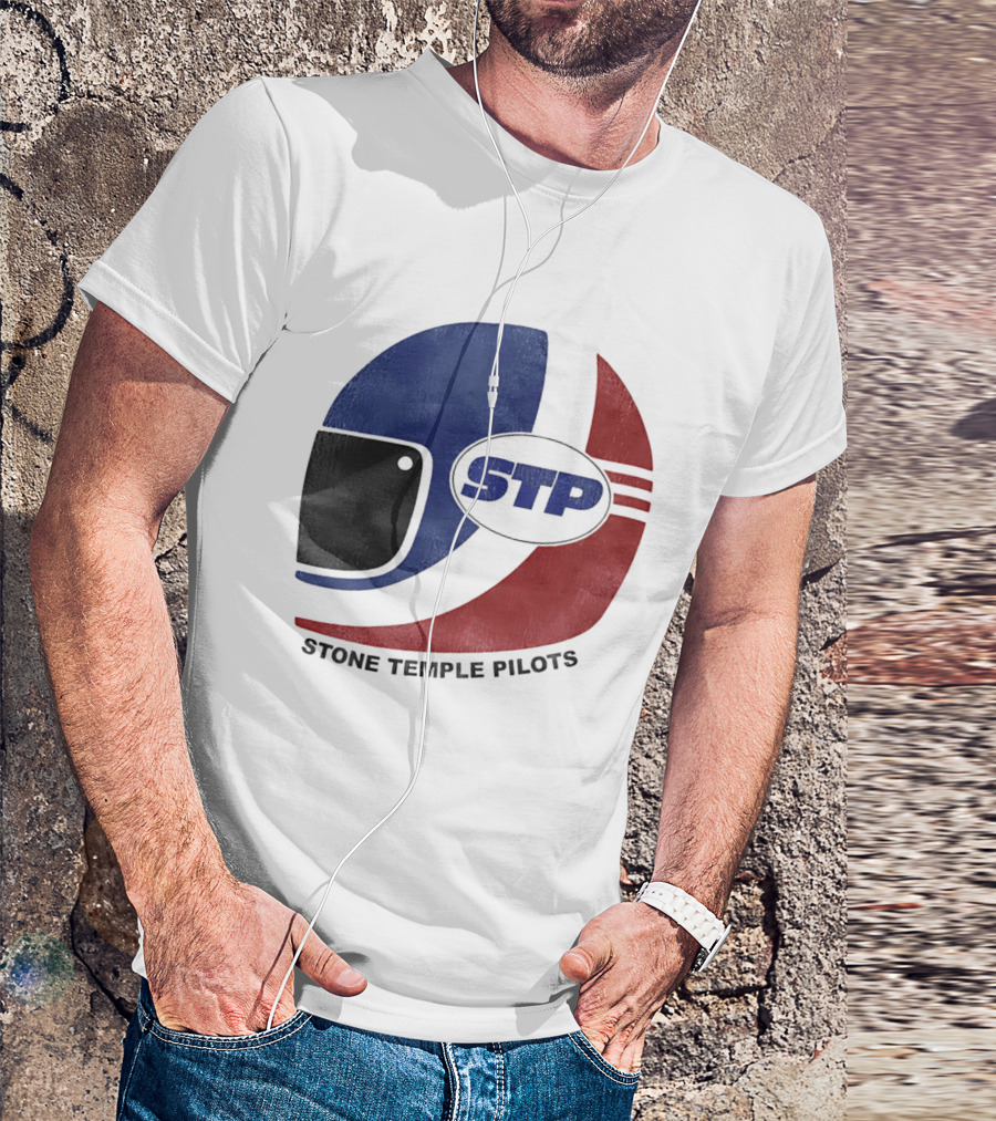 Stone Temple Pilots STP Helmet T-Shirt