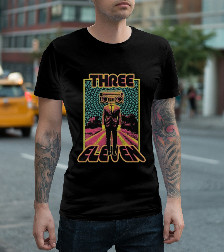 Three Eleven Boombox Head Psychedelic Suit T-Shirt