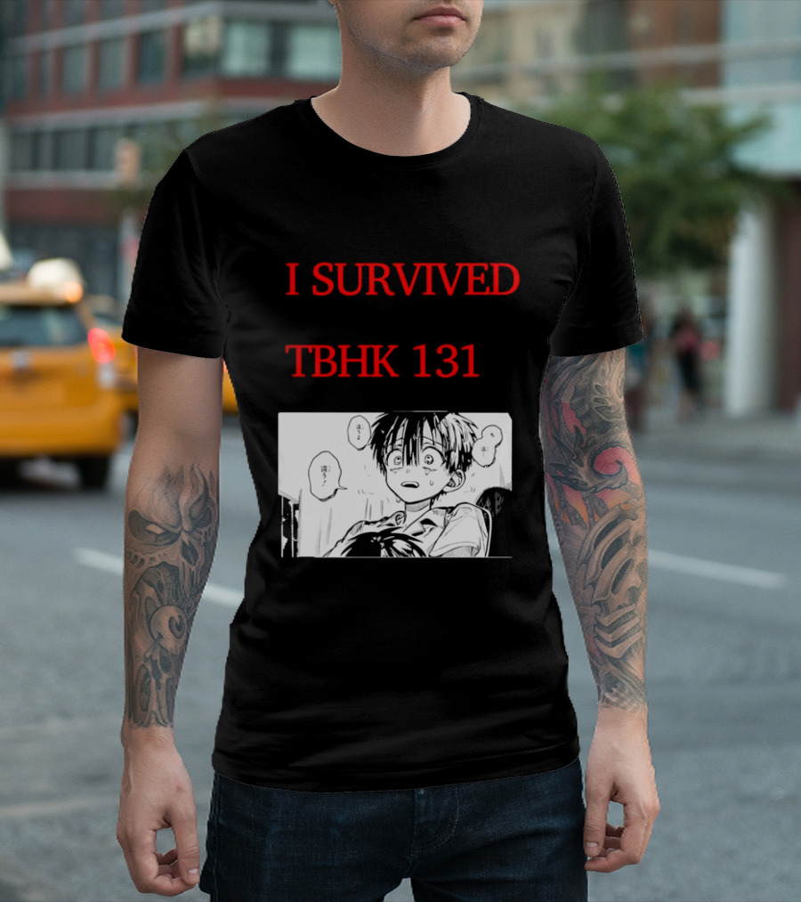 I Survived Tbhk 131 Crying Boy Manga Panel Japanese Comic Scene T-Shirt