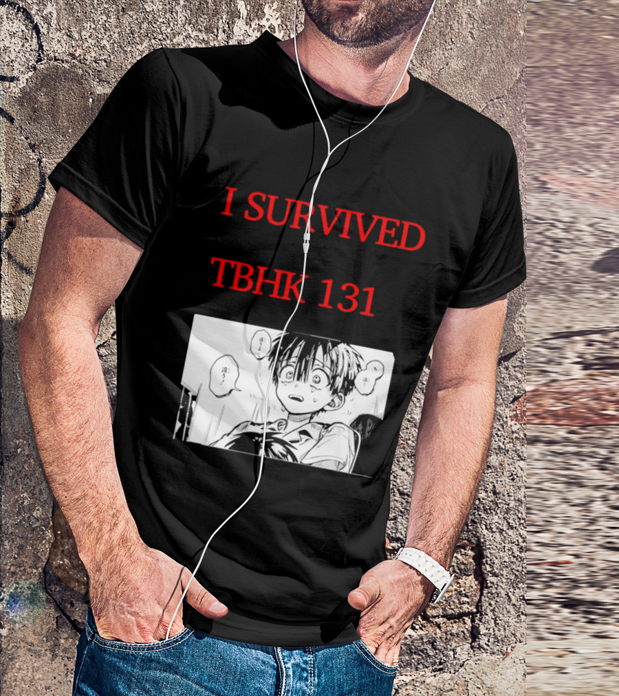 I Survived Tbhk 131 Crying Boy Manga Panel Japanese Comic Scene T-Shirt