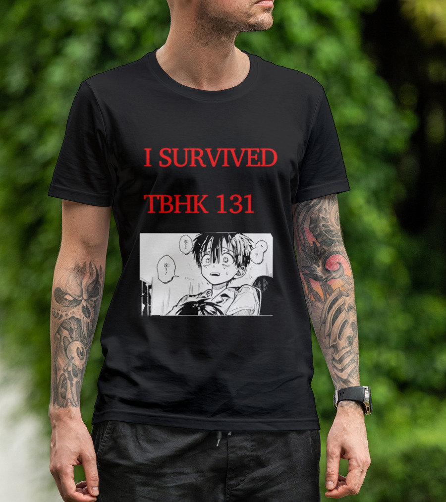 I Survived Tbhk 131 Crying Boy Manga Panel Japanese Comic Scene T-Shirt
