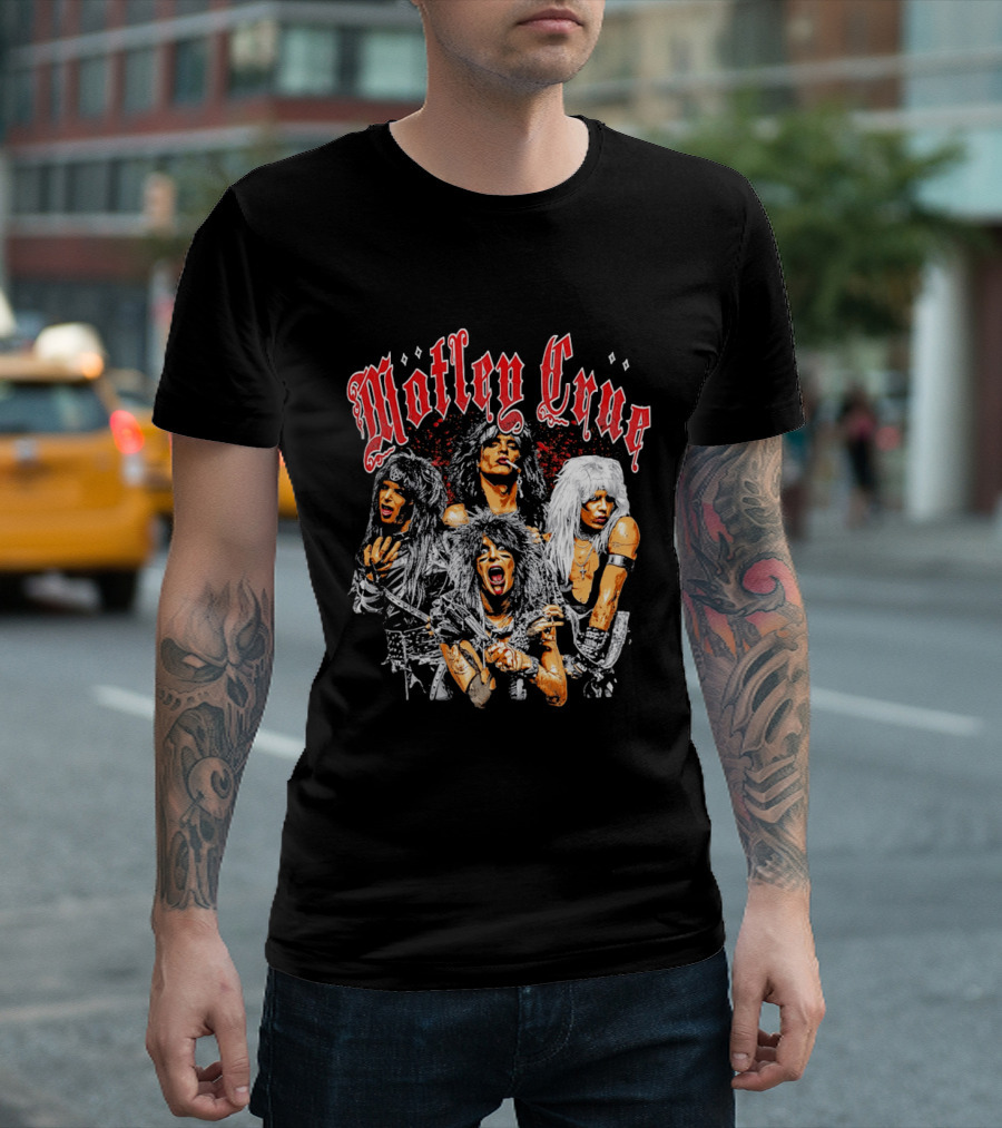 Mötley Crüe Classic Band Members T-Shirt