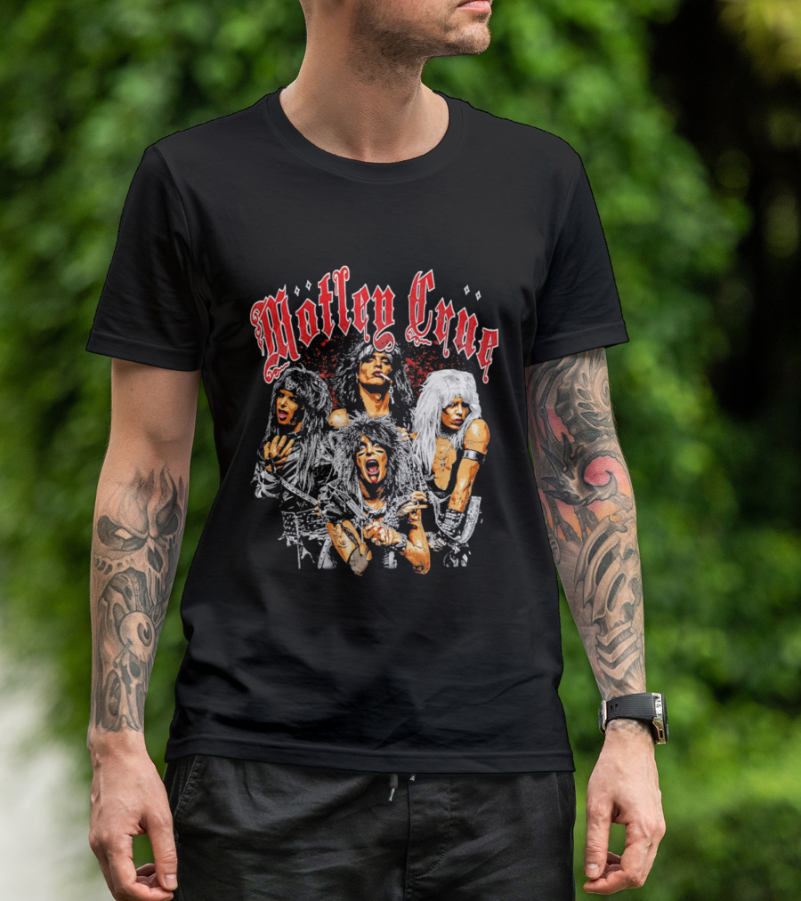 Mötley Crüe Classic Band Members T-Shirt