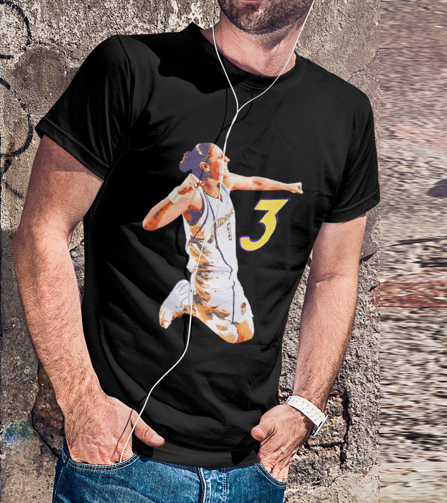 Mercury Diana Taurasi Number 3 Celebration Pose T-Shirt