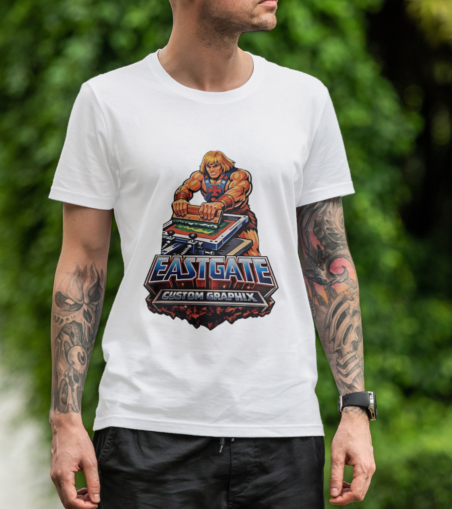 Eastgate Custom Graphix He Man Screen Printing T-Shirt