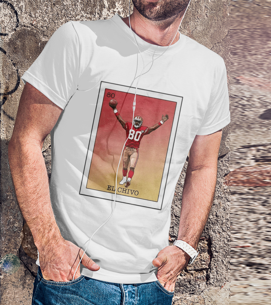 El Chivo 80 San Francisco 49ers Loteria Card T-Shirt