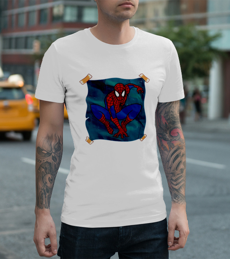 Spider Man Marvel Comics Superhero Iconic Action Pose T-Shirt