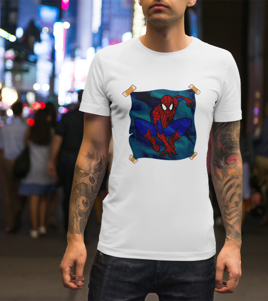 Spider Man Marvel Comics Superhero Iconic Action Pose T-Shirt