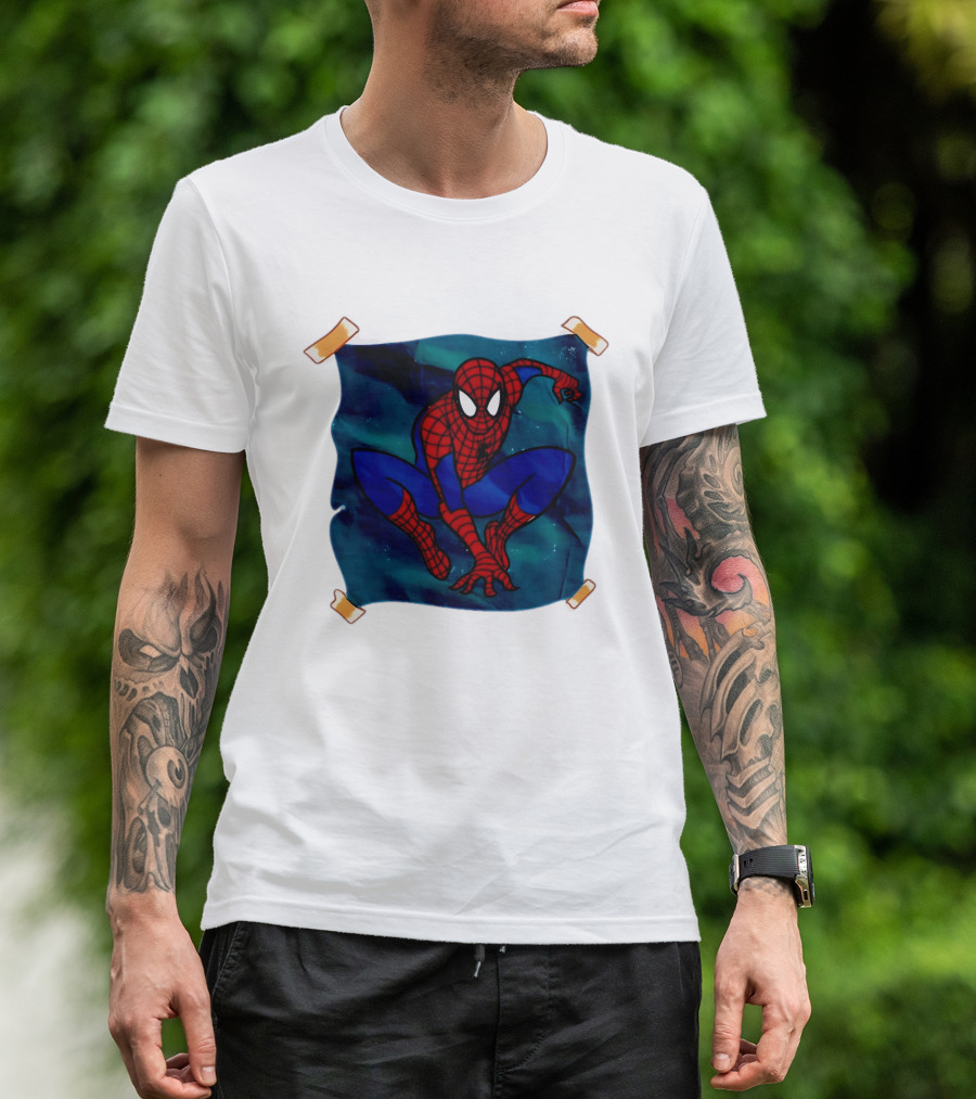 Spider Man Marvel Comics Superhero Iconic Action Pose T-Shirt