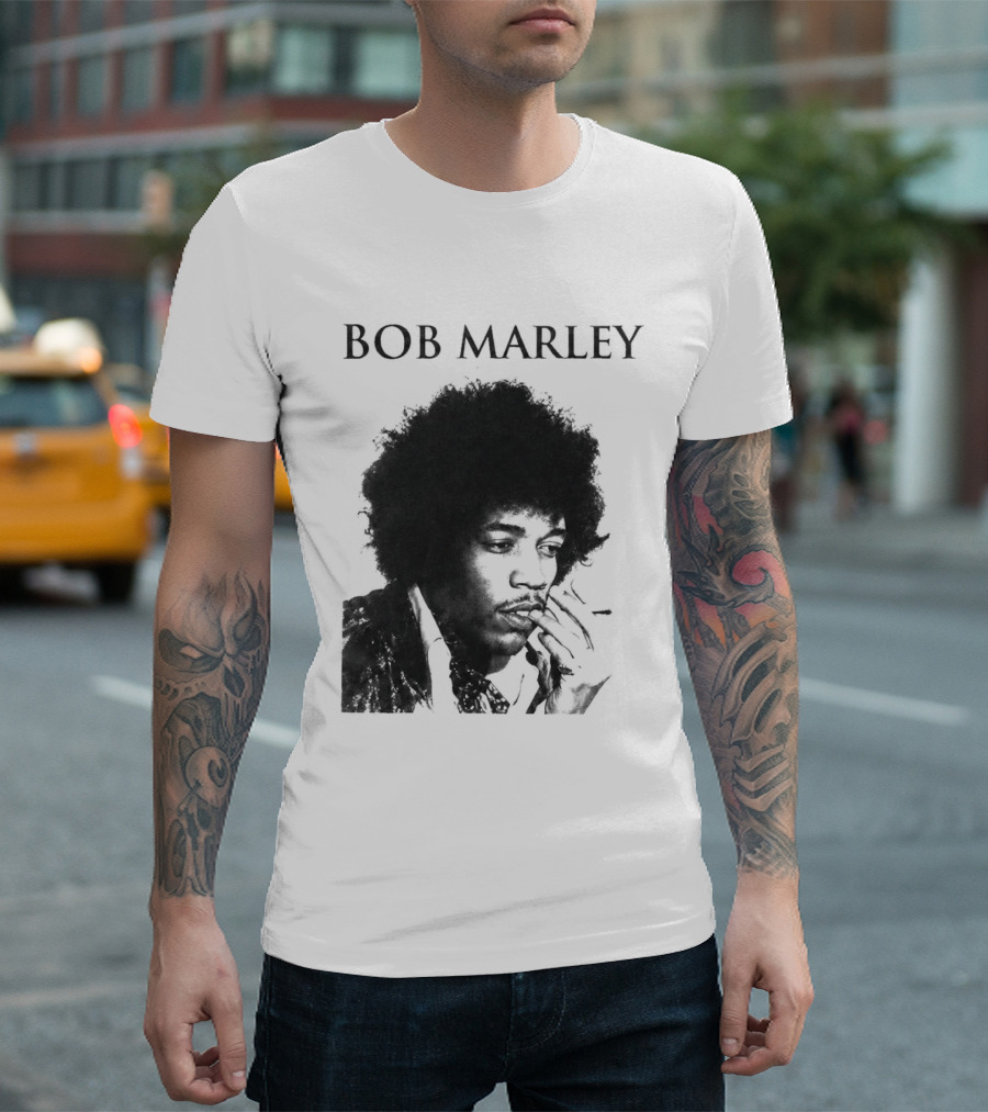 Bob Marley Jimi Hendrix T-Shirt