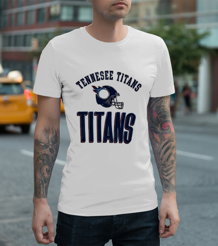 Tennessee Titans Everyone Es Women's Sports Titans Helmet T-Shirt