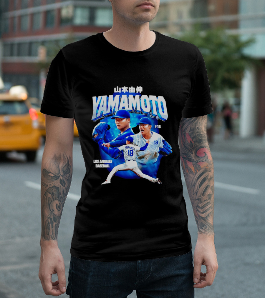 Yamamoto #18 Los Angeles Baseball 2026 T-Shirt