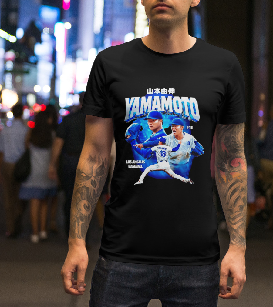 Yamamoto #18 Los Angeles Baseball 2026 T-Shirt