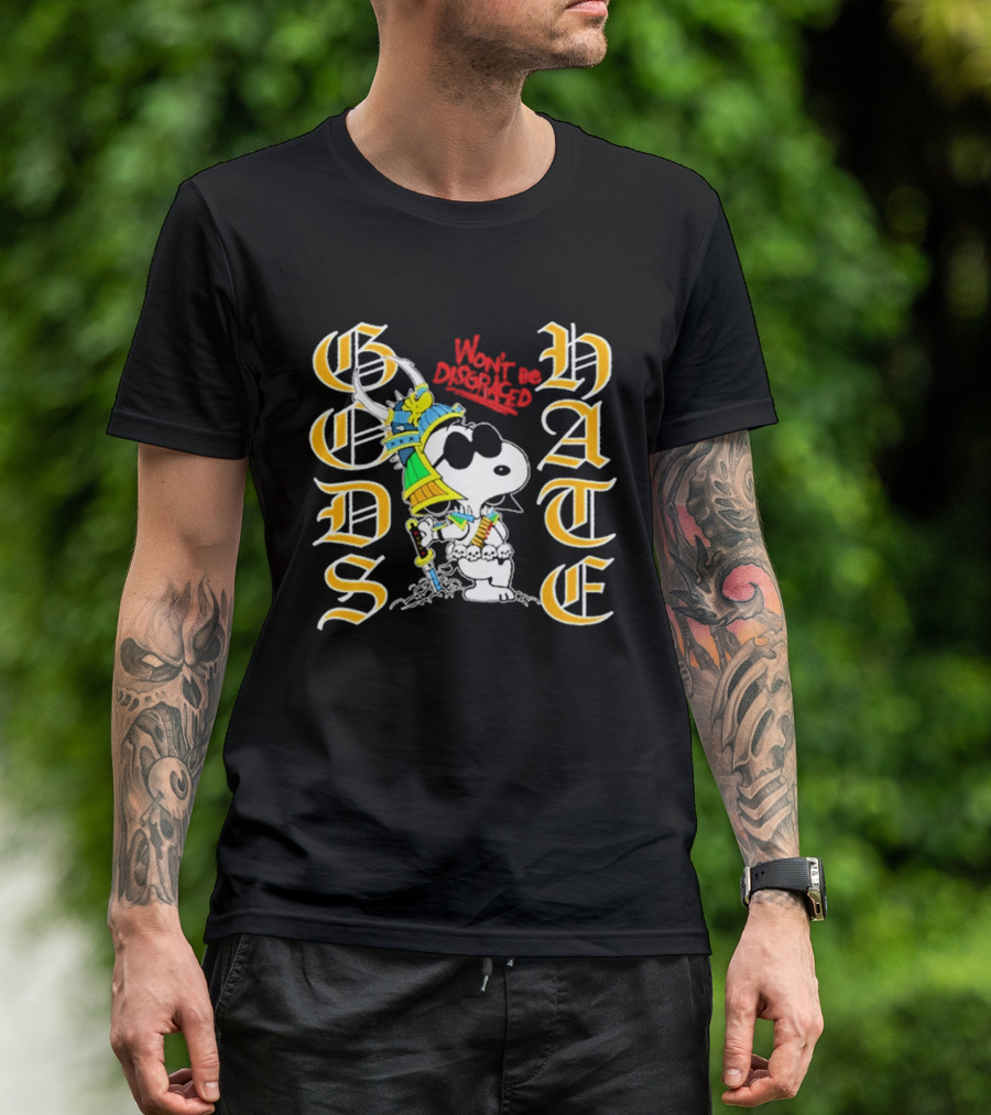 God's Hate We Owe You Nothing Samurai Joe Hardcore T-Shirt