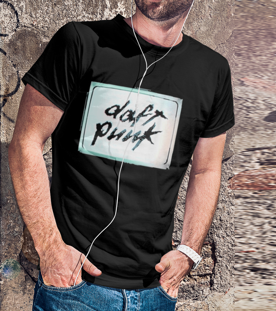 Daft Punk Human After All Vintage Television T-Shirt