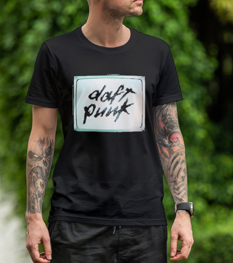 Daft Punk Human After All Vintage Television T-Shirt