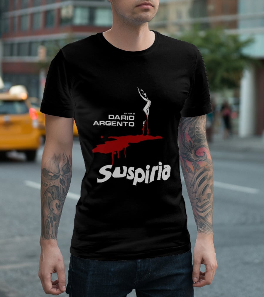 Dario Argento Suspiria Horror Classic Red Drip T-Shirt