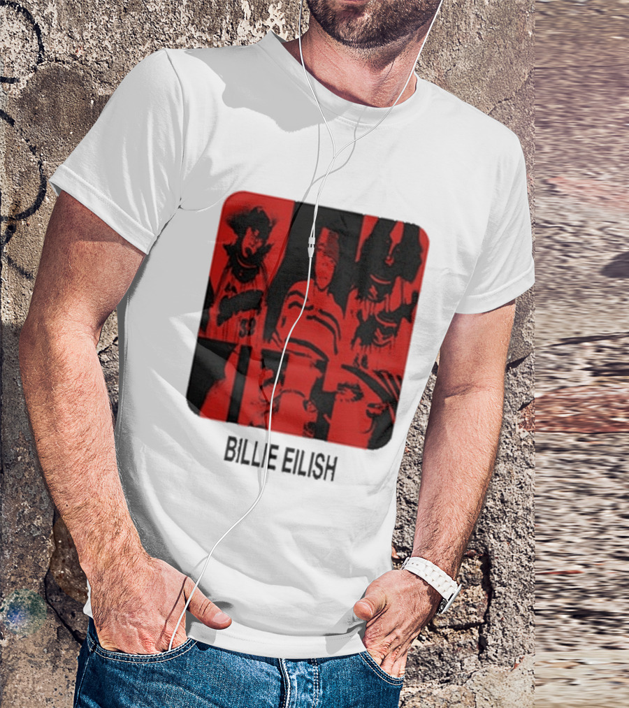 Billie Eilish Thermal Be Collage Photo T-Shirt