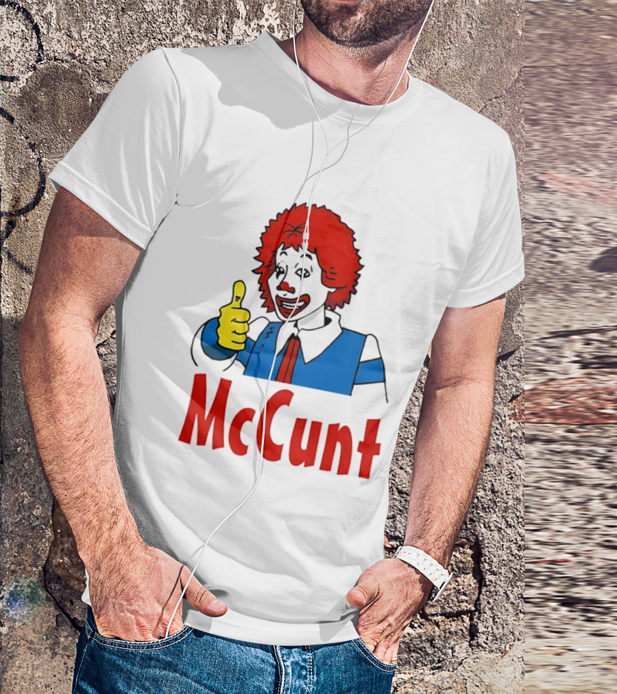 Ronald McDonald McCunt Thumbs Up Red Hair Blue Outfit T-Shirt