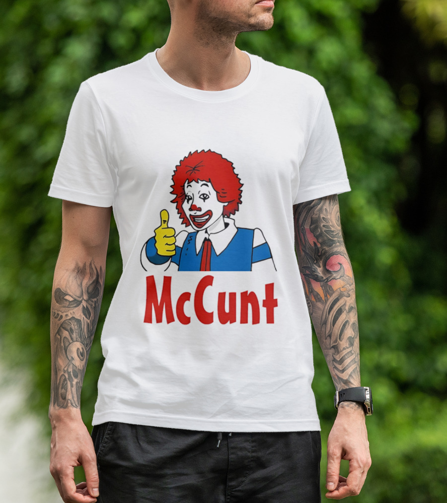 Ronald McDonald McCunt Thumbs Up Red Hair Blue Outfit T-Shirt