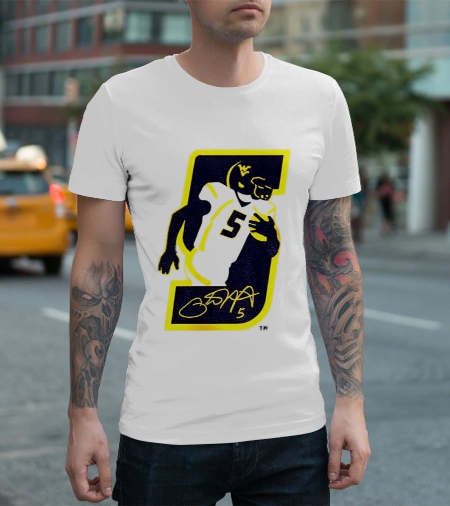 Thank You Pat White 5 West Virginia Mountaineers Retirement 84 T-Shirt