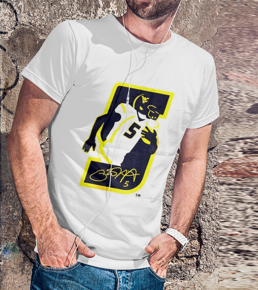 Thank You Pat White 5 West Virginia Mountaineers Retirement 84 T-Shirt