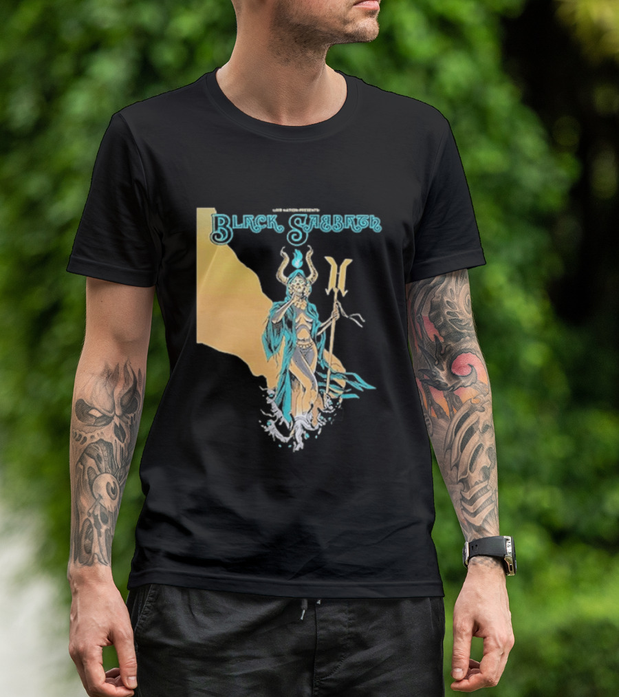 Black Sabbath BB&T Pavilion Camden NJ August 19 2026 Mythical Deity T-Shirt
