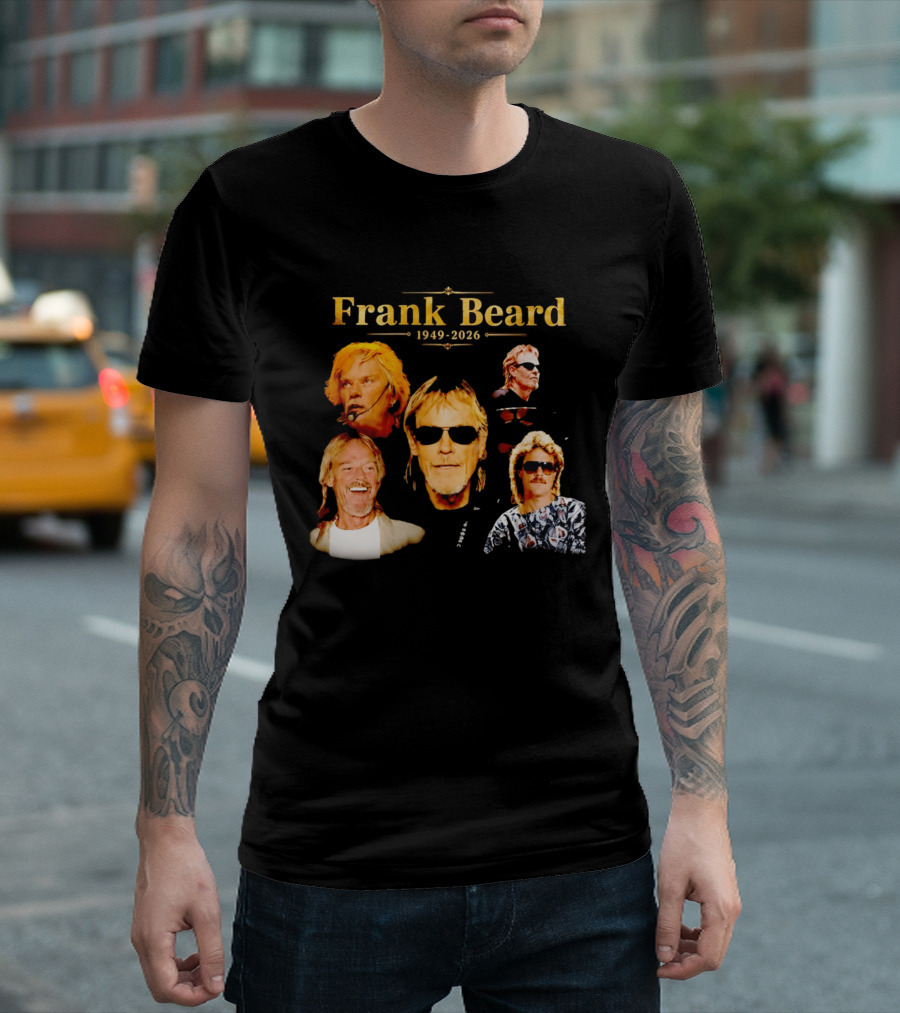 Frank Beard 1949 2026 Memorial Collage T-Shirt