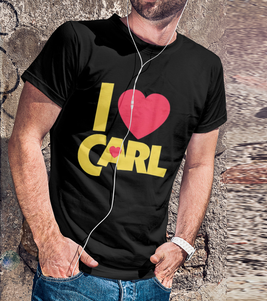 I Love Carl Heart Dungeon Crawler T-Shirt