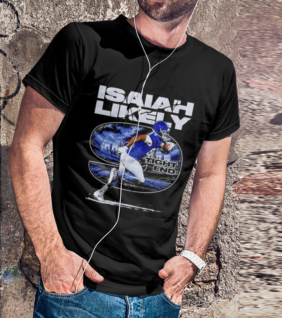 Isaiah Likely Tight End New York Giants Player T-Shirt