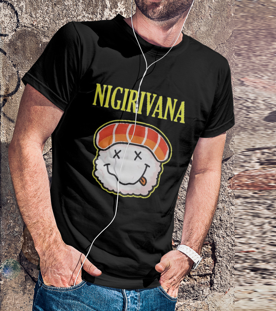 Nigirivana Sushi Nigiri Smile Face T-Shirt