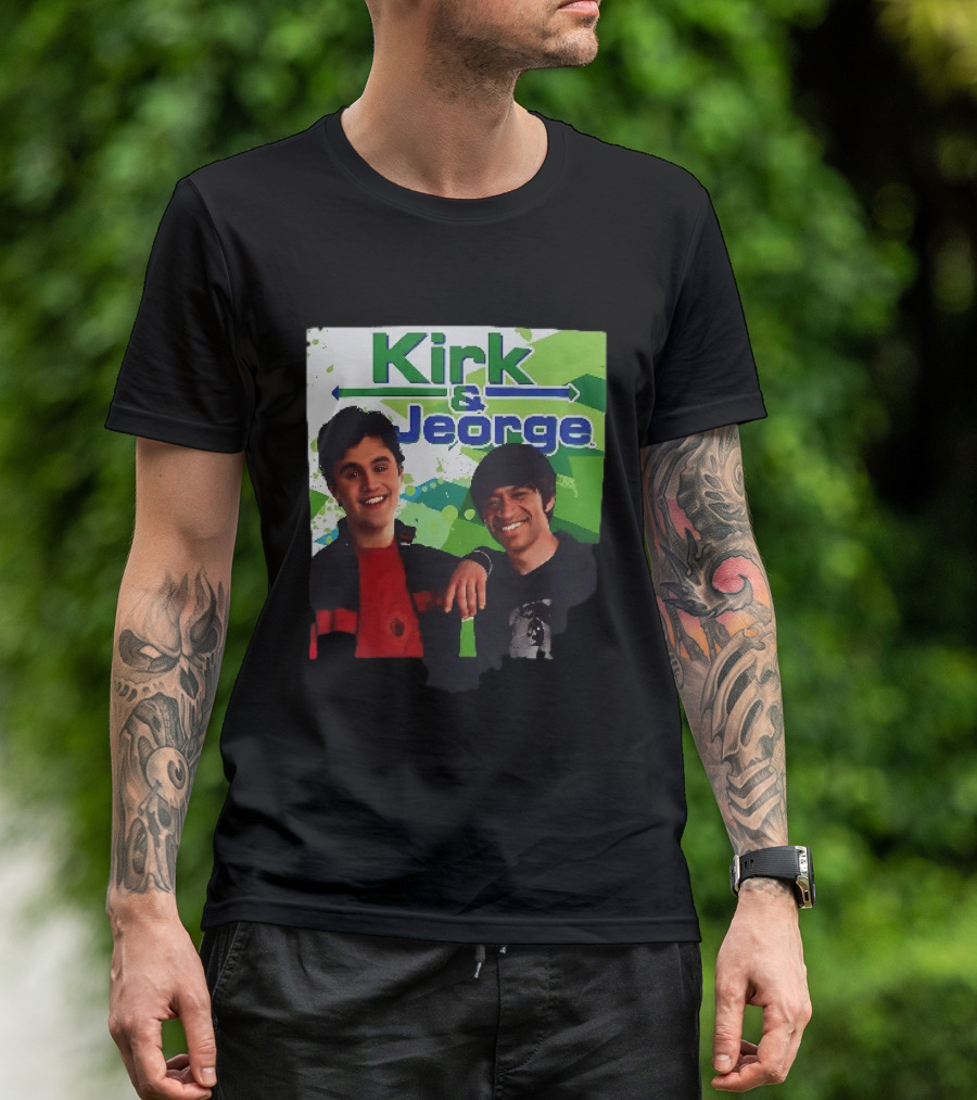 Kirk & Jeorge Drake & Josh TV Show Inspired Green T-Shirt