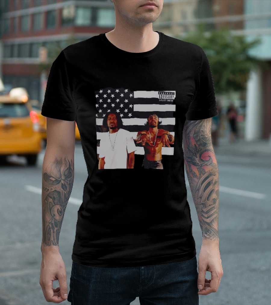 OutKirk Kirk X Floyd American Flag Explicit Content T-Shirt