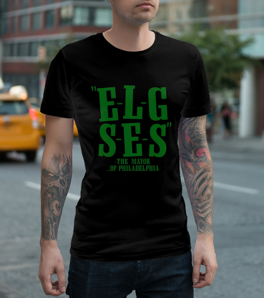 Philadelphia Eagles ELGSES The Mayor Of Philadelphia T-Shirt