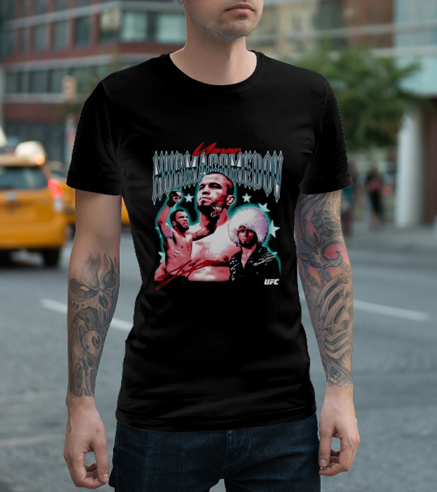Umar Nurmagomedov UFC Trio Stars Signature T-Shirt
