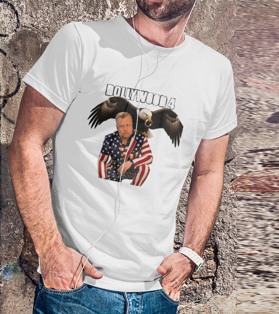 Dollywood 4 American Flag Suit Bald Eagle Ring T-Shirt